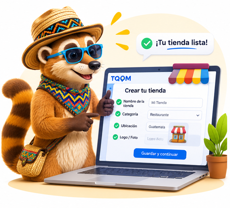 Crear tienda en TQOM